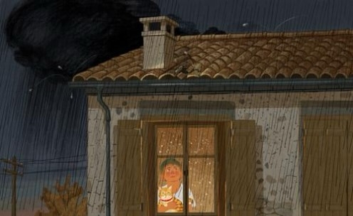 Som divendres i tenim #illustraciodelasetmana de Luciano Lozano, per Concert de pluja. Un àlbum poètic…