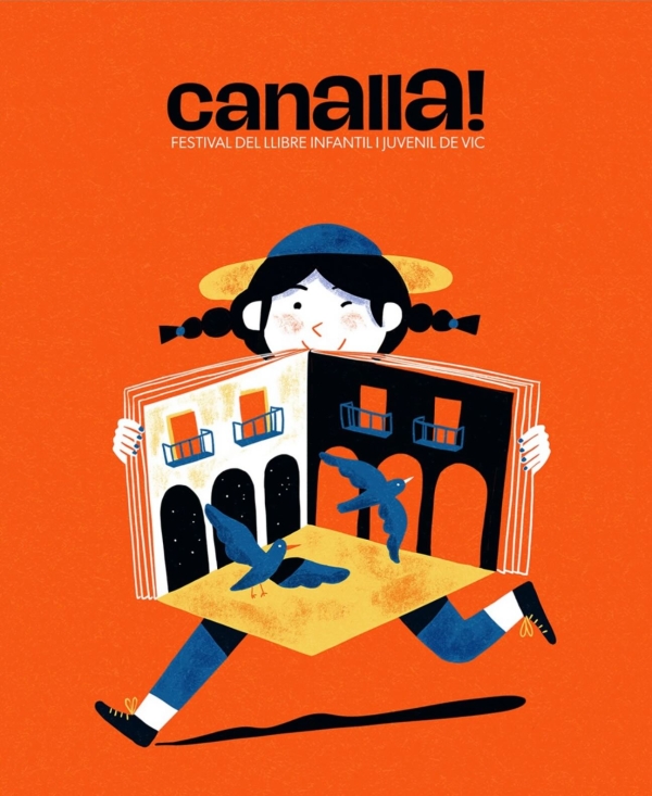 Som divendres i tenim #illustraciodelasetmana d’Anna Aparicio Català pel cartell del Festival Canalla que tindrà…